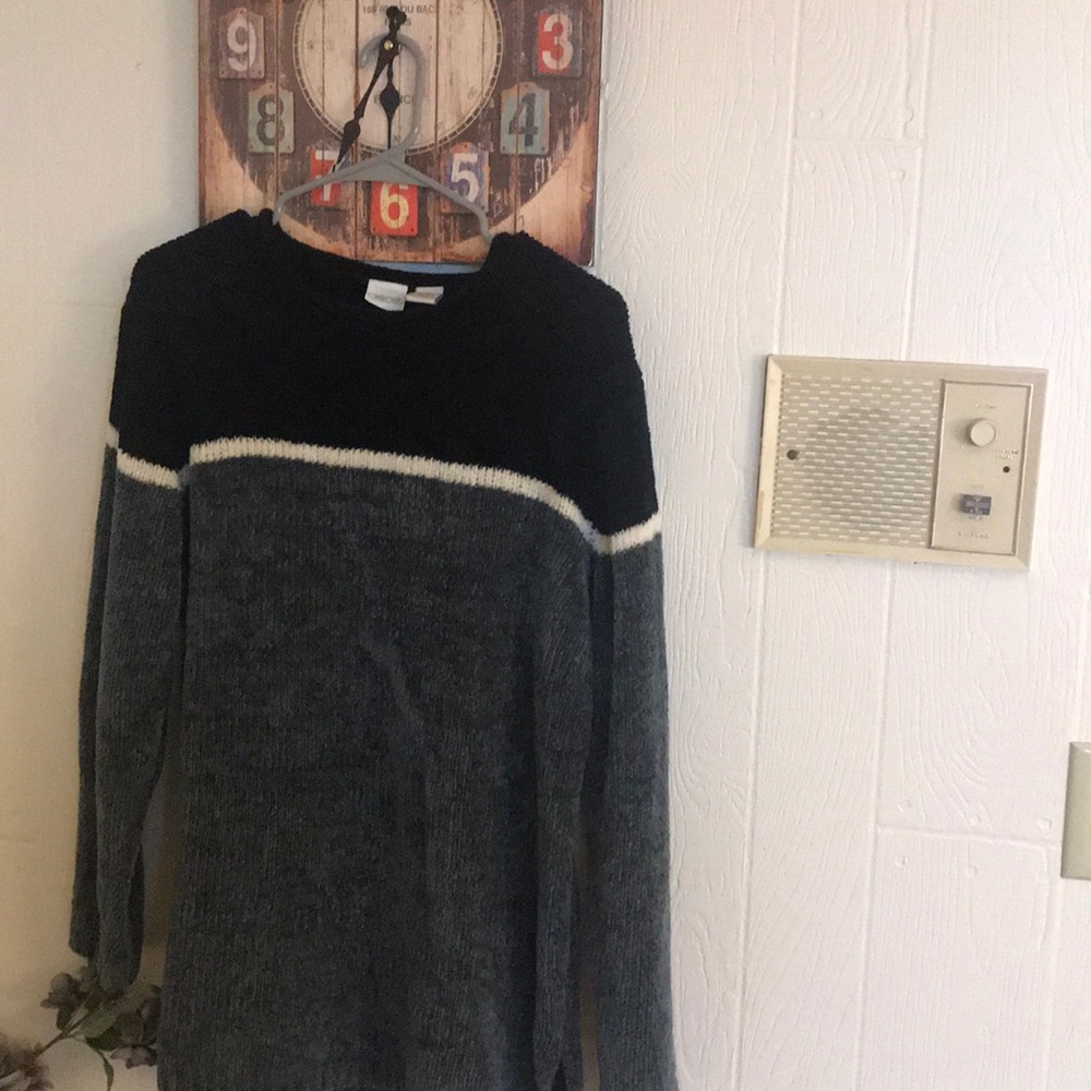 fuzzy sweater